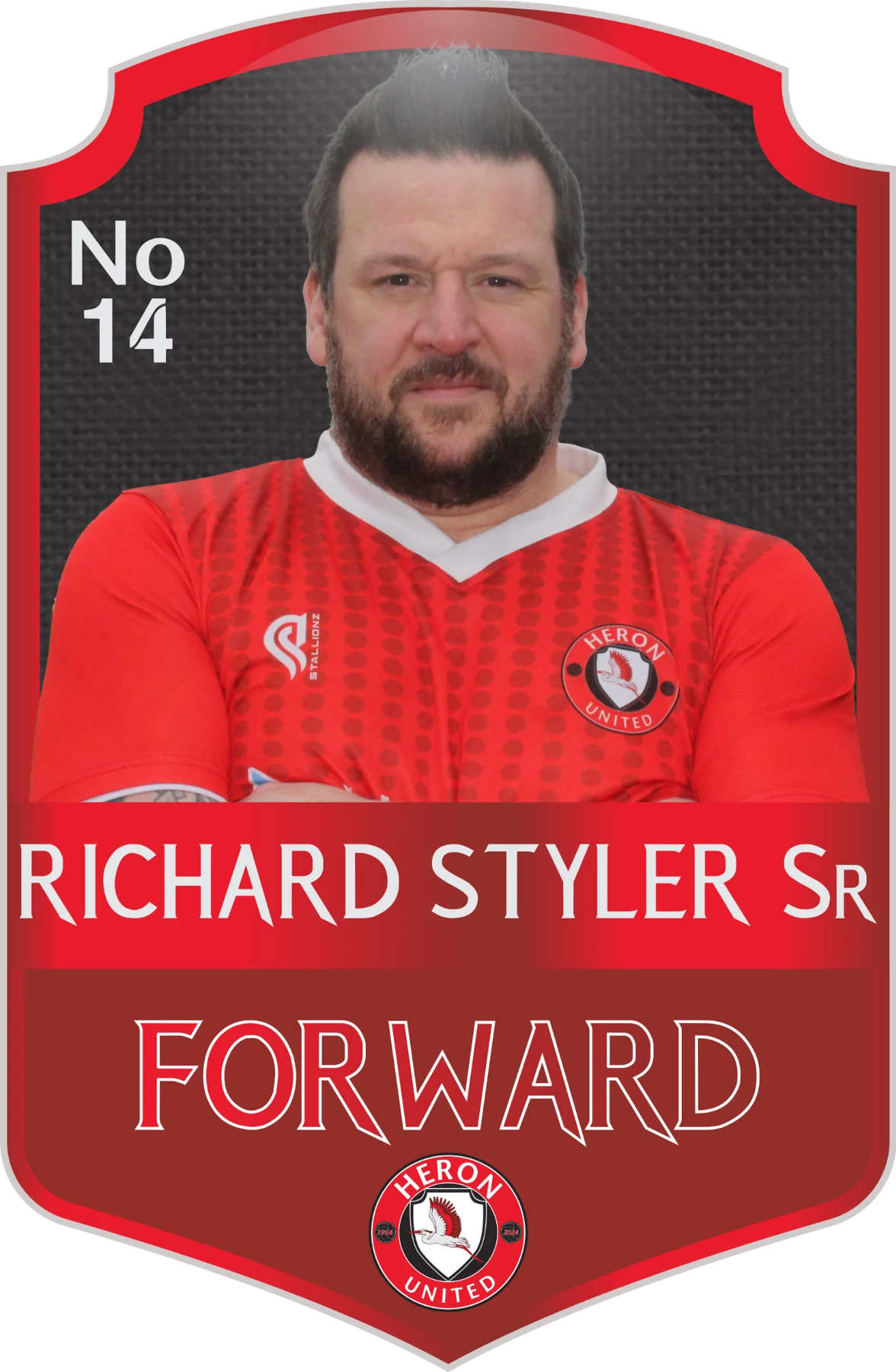 Richard Styler Sr - Heron United Forward
